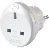 Go Travel UK-EU Adaptor