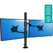 Dataflex Bras pour écran VIEWLITE (Tables, 24", 8 kg), Support de moniteur, Noir