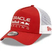 New Era Casquette ajustable Red Bull Racing, rouge et blanche, pour homme