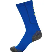 Hummel Chaussettes de sport 'Pro' bleu cobalt / jaune / gris chiné