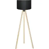 Lux.pro Lampadaire 'Newport' 1 x E27 noir