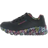 SKECHERS Baskets basses enfant UNO LITE filles - Noir - 39
