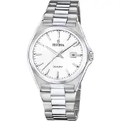 Festina Montre à affichage analogique 'ACERO CLASICO' blanc