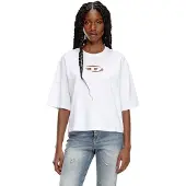 Diesel T-buxt Crop Od Short Sleeve T-shirt Blanc M Femme