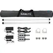 Nanlite Kit double Pavotube II 30X (avec batterie)