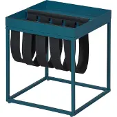 Interlink Publishing Table d'appoint Nubis 35x35 - bleu/noir