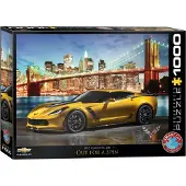 Eurographics Puzzle Corvette Z06 Out for a Spin, voiture, voiture de sport, 1000 pièces, 68 x 48 cm, 6000-0735