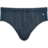 Mey Heren Maillot de bain bleu foncé / blanc