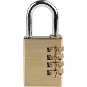 Rs Pro Brass Combination Padlock 40mm