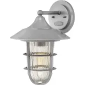 Elstead Lighting Marina Applique murale d'extérieur E27 37cm argent IP44 (E27, IP44)