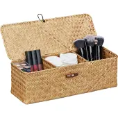 Relaxdays Boîte de rangement (33 cm, 1x)