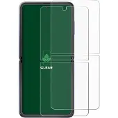 ScreenLeaf Film de protection pour Samsung Galaxy Z Flip 5G - Film de protection d'écran transparent (Samsung Galaxy Z Flip), Téléphone portable : film de protection, Transparent