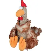 Trixie 3x Coq 22cm avec couineur (Jouet en peluche pour chiens)