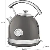 Profi Cook 511192 Bouilloire PROFI COOK PC-WKS 1192, anthracite/acier inoxydable