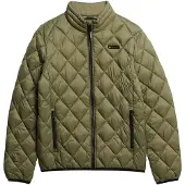 Superdry Homme Veste à Matelassage en Losanges Fuji Lite Vert Taille: L