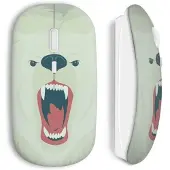 CAPACHEAP Souris Sans Fil Ourson Blanc