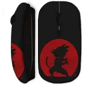 CAPACHEAP Souris Sans Fil Dragon Ball Goku Noire