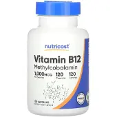 Nutricost , Vitamine B12, 1 000 mcg, 120 Gélules