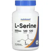 Nutricost , L-Sérine, 500 mg, 120 gélules