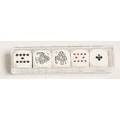 Piatnik 5 pcs. dés de poker 0 0 0