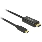 DeLOCK Usb C To Hdmi M/m Video 4k Cable 1 M 30hz Noir