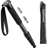Mantona Pro ONE 165C (Carbone), Trépied, Noir