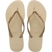 Havaianas Slim Femme - Tongues et Sandales, Beige - Taille 39/40 - Plastique