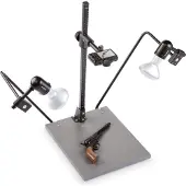 Kaiser Camera Stand Reprokid With Lighting Unit 5360 Noir