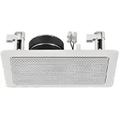 Monacor Haut-parleur (1 pièce), Enceinte encastrable, Blanc