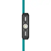 RealPower 439650 Magentic cable,1m 2x magnetisch,grün mit Adaptern