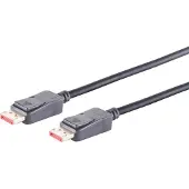 Shiverpeaks S/CONN maximum connectivity Câble de connexion DisplayPort 1.4, 8K, 1,0m (1 m), Câble vidéo, Noir