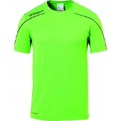 Uhlsport Stream 22 Maillot manches courtes Homme - Vert fluo / Noir