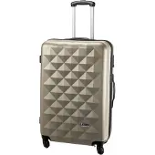 Feru Pyramid Peak Classic 75 cm travel suitcase, champagne, Valise, Beige