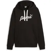 Puma ESS Sweat à capuche BLOSSOM Script NOIR XS