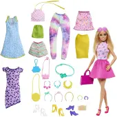Mattel - Barbie Clothes And Doll Mix-and-Match Fashions And Accessories