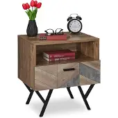 Relaxdays Table-d’appoint (50 x 42 x 53 cm)