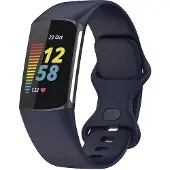 Cover-Discount Fitbit Charge 6 - Bracelet sport en silicone de remplacement (Silicone), Sangles de montre, Bleu