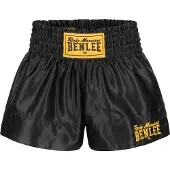 Benlee Pantalon de boxe thaïlandaise pour enfants UNI THAI JUNIOR Black junior