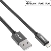 InLine - Lightning-Kabel - USB Stecker zu Lightning Stecker - 1,0m - Schwarz (31411B)