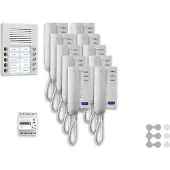 Technisat TCS Audio Station extérieure Pack 10 PES 10 touches AP PPA1 (PPA10-EN/02)