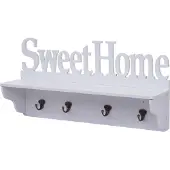MCW Portemanteau mural -D41 Sweet Home 4 crochets