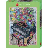 Heye Puzzle Quilt Art : Piano 1000 pièces