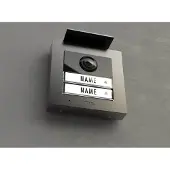 M-E Modern-Electronics 41266 Interphone-portier vidéo radio Unité extérieure anthracite (Funk)