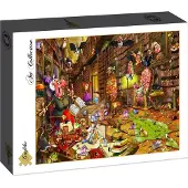 Grafika François Ruyer - Sorcière à la Bibliothèque