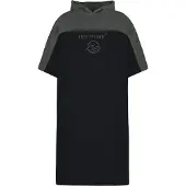 Normani Peignoir long 'Kuta' gris / noir