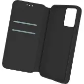 Avizar Housse Oppo A74 Folio Portefeuille Fonction Support Noir