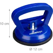 Relaxdays Ventouse vitre, lot de 2 (45 kg)