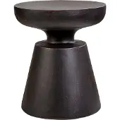 Beliani Table pliante noire en fibre de verre MgO résistante aux intempéries et aux UV moderne style intérieur extérieur salon