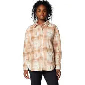 Columbia Veste en polaire fonctionnelle 'Benton' cognac / blanc