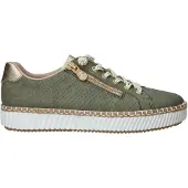 Rieker Baskets basses olive / vert clair